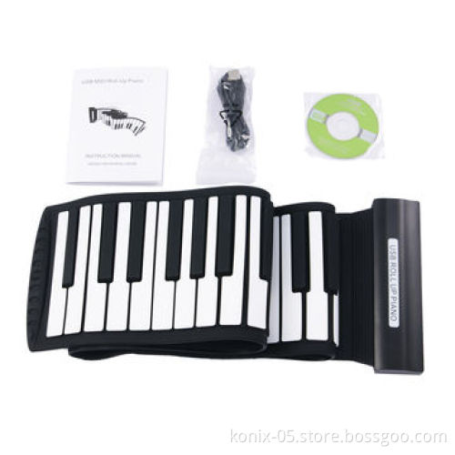 Toy roll up piano, 88 keys for children